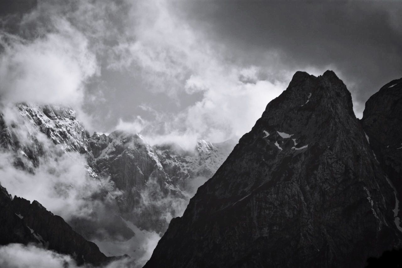 LOW ANGLE VIEW OF MOUNTAIN