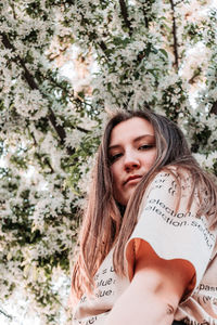 Portrait of a smiling young woman