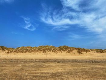 The sand dunes at aberavon beach south wales.