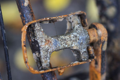 Close-up of rusty metal