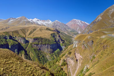 Mountain landscape near gudauri, georgia