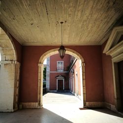 Corridor of building