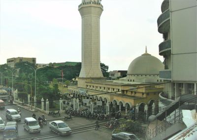 View of buildings in city