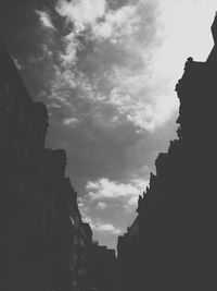 Low angle view of building against sky