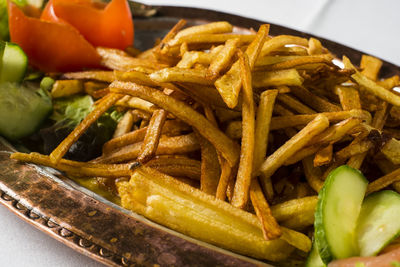 Close-up of vegetables on table