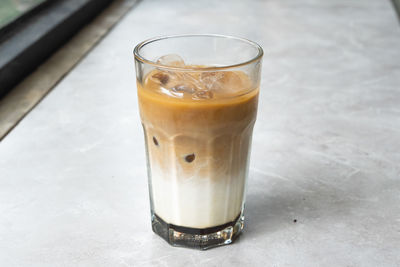 Close-up of drink on table