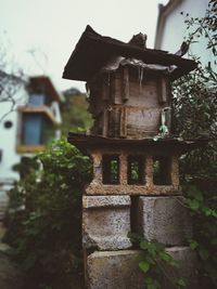 Exterior of house against sky