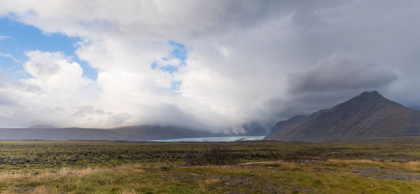 Panoramic view of landscape against sky