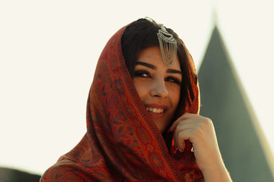 Portrait of a smiling young woman