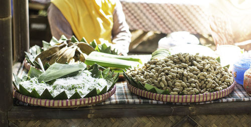 Kacang rebus is a traditional indonesian food that is round in shape and served when it's still hot