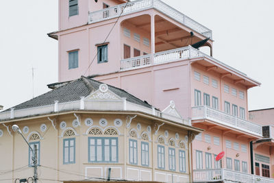 Low angle view of building against sky