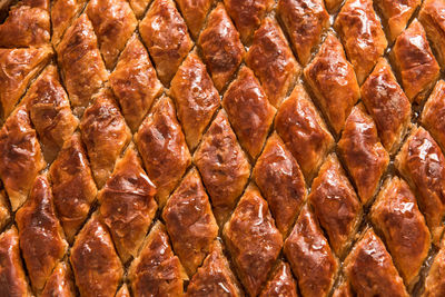 Full frame shot of bread