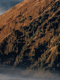 Scenic view of rock formation against sky