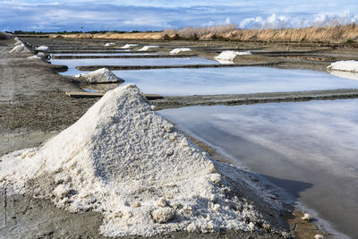 salt evaporation pond