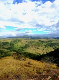 Scenic view of landscape against sky