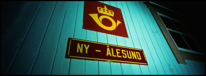 Low angle view of information sign