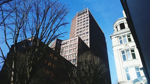 Low angle view of skyscrapers