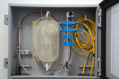 Directly above shot of machine part