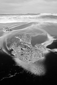 Ice, sea, waves, black sand .. just iceland