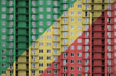 Low angle view of residential building