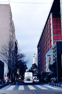 View of city street