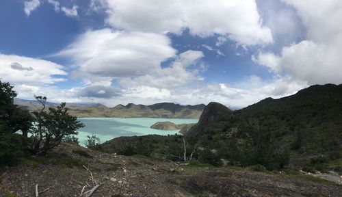 Panoramic view of landscape against sky
