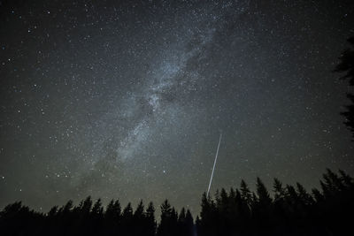 Low angle view of starry sky