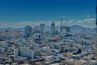 Cityscape against sky