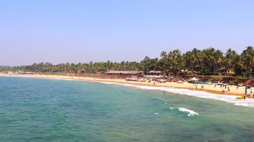 Scenic view of beach