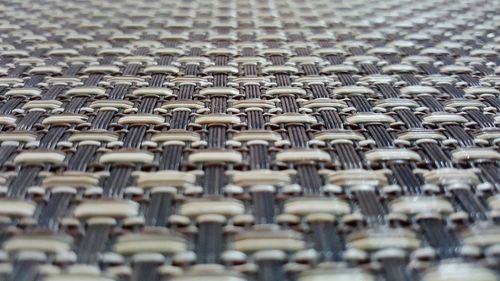 Full frame shot of woven mat