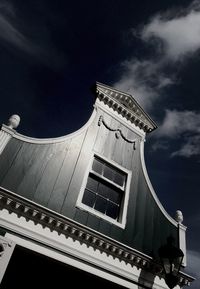 Low angle view of built structure against sky