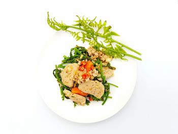 Close-up of food in plate