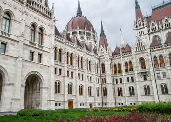 Low angle view of building against sky