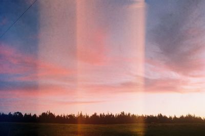 Scenic view of sky during sunset