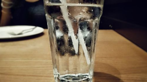 Close-up of wooden plank