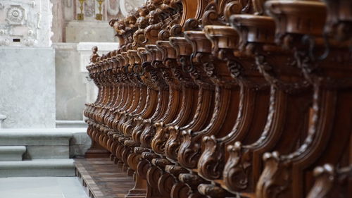 Interior of temple