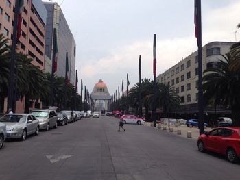 View of city street