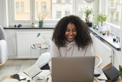 Woman working in office