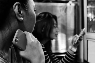 Portrait of young woman