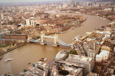Aerial view of city