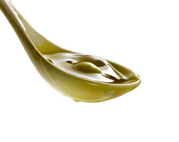 Close-up of ice cream against white background
