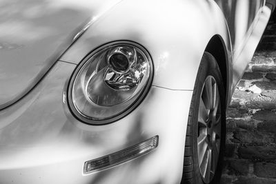 Close-up of vintage car