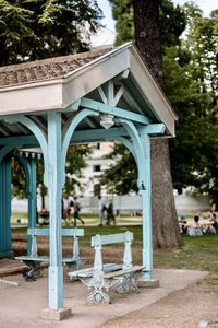 Gazebo in annecy france park 