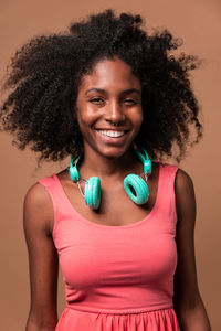 Portrait of a smiling young woman