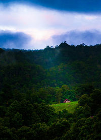 Scenic view of mountains