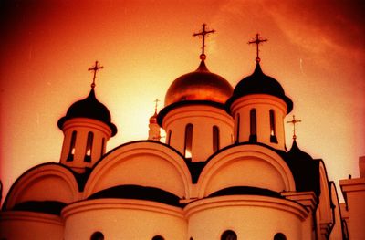High section of church against sky