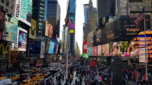 City street with buildings in background