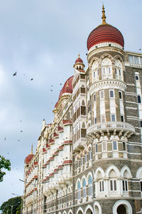 Low angle view of building against sky