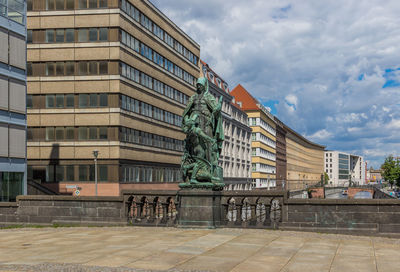 Low angle view of building against sky