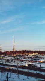 Snow covered landscape